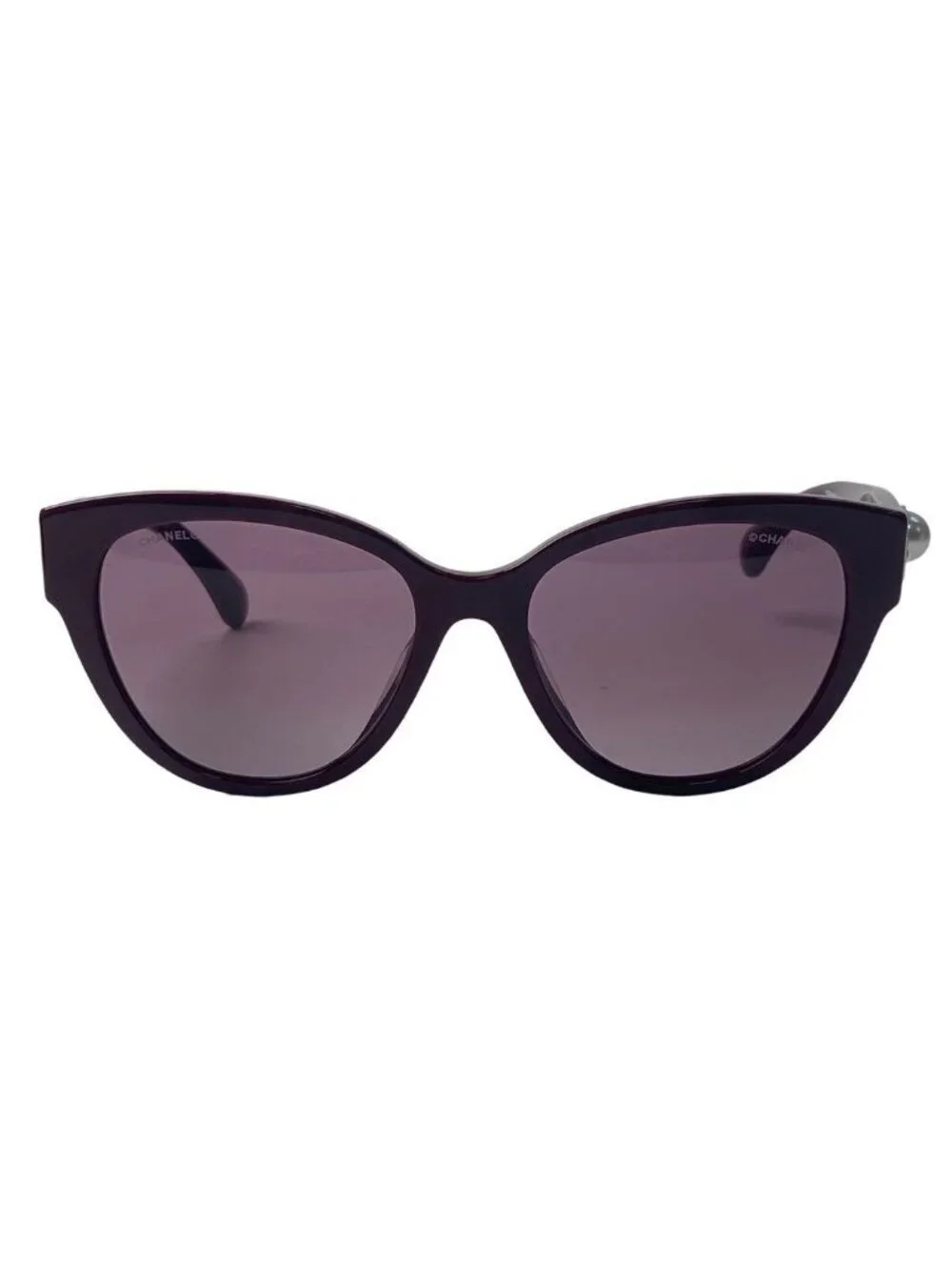 Chanel Faux Pearl CC Logo Sunglasses 56